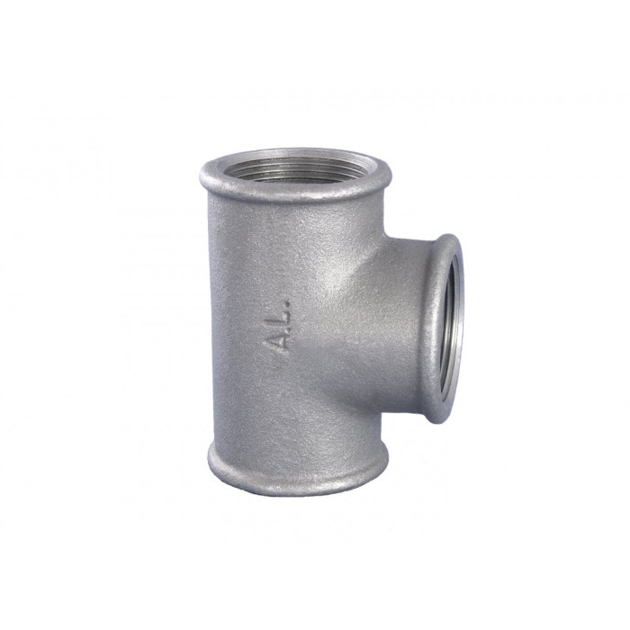 Three-way fitting GRODIZINGER ASSEMBLY PARTS (ARMATURE) (A.L.) 2"" v/v/v, galvanized