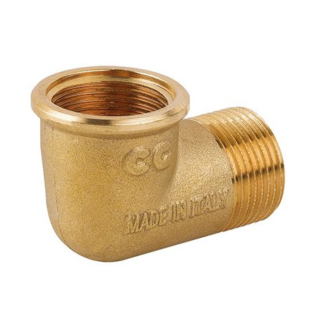 Латунный уголок CAVALETTO 1 1/4"" в/наруж. - 90°