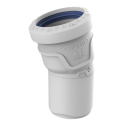 Low-noise indoor sewage elbow WAVIN AS+ 50 x 15°
