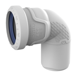 Низкошумный внутренний канализационный колено WAVIN AS+ 50 x 90°