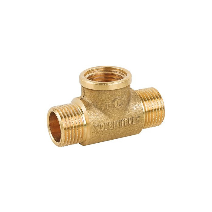 Reduced brass tee CAVALETTO 1/2"" x 1/2"" x 1/2""