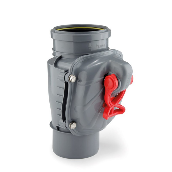 Backflow sewer valve KARMAT DN 110, vertical