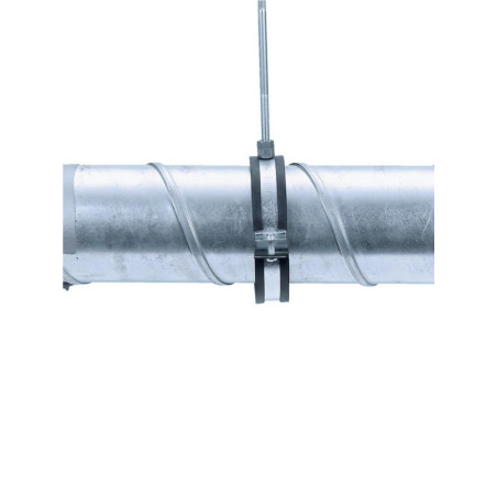 Ventilation pipe holder with noise reduction insert MEFA 315 mm (thread M8)