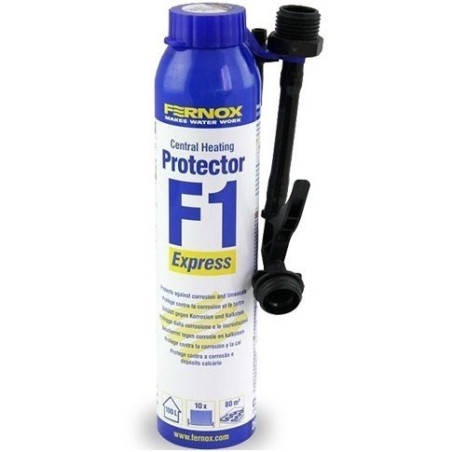The composition of the corrosion inhibitor includes FERNOX Protector F1 Express 500 ml.