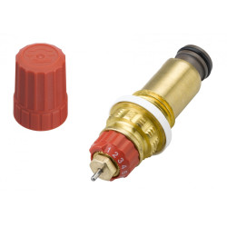 Integrēts vārsts apakšējai pieslēgšanai radiatoram DANFOSS