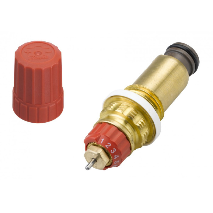 Integrēts vārsts apakšējai pieslēgšanai radiatoram DANFOSS