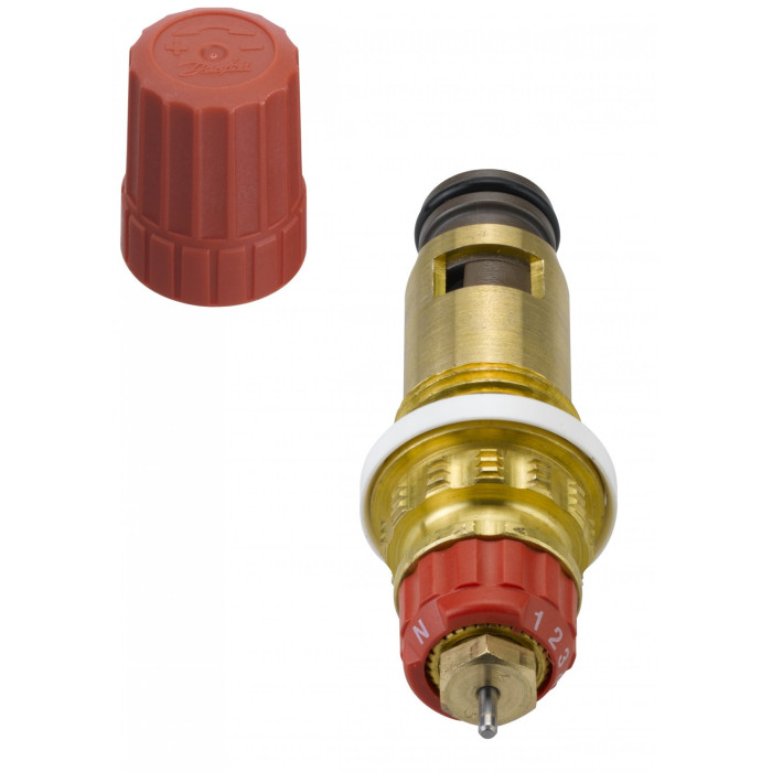 Integrēts vārsts apakšējai pieslēgšanai radiatoram DANFOSS