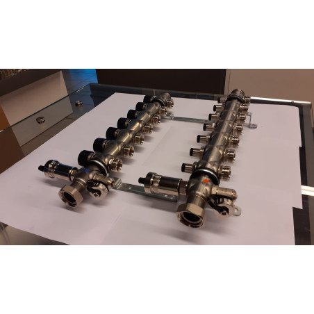 Регулируемые коллекторы для теплого пола MEPA 3 контура без расходомеров