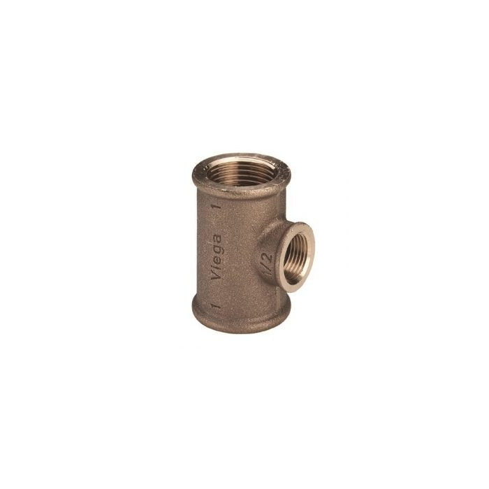 Reduced bronze tee VIEGA 3/4"" x 1/2"" x 3/4"" v/v/v