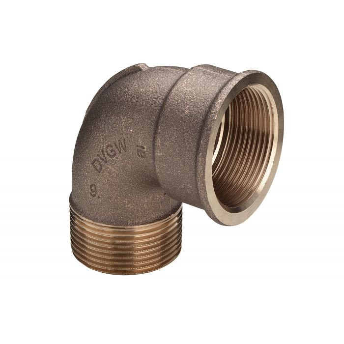 Elkoņa bronzas VIEGA 1"" v/ārējā - 90°