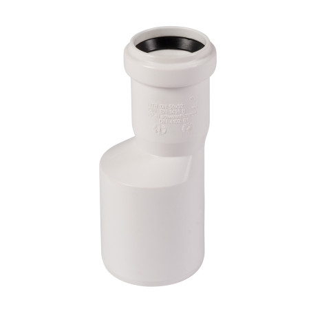 Internal sewage transition OSTENDORF HT-system DN 50 x 32, white