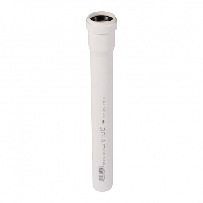 Iekšējās notekūdeņu caurules OSTENDORF HT-sistēma DN 32 x 500 mm, balta