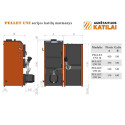 Granulētais katls AUKŠTAITIJAS KATILAI Pellet Uni 26 kW