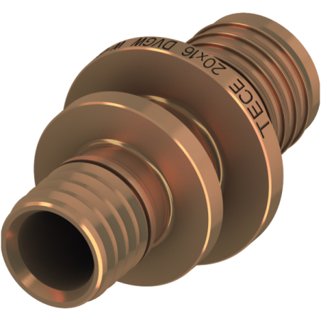 Reducing bronze fitting TECEflex 20 x 16