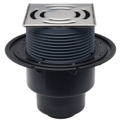 Vertical trap with higher flow capacity HL 3100 Pr with "dry" siphon primer
