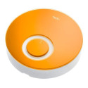Glazed chamber thermostat cover (orange glass, light gray housings) TECE floors DT