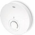 Glazed chamber thermostat cover (white glass, white housing) TECE floors DT