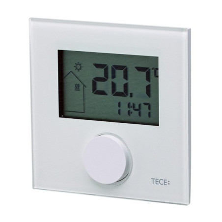 Elektroniskie siltuma termostati ar LC paneli TECE grīdām RT-D Dizains Standarts