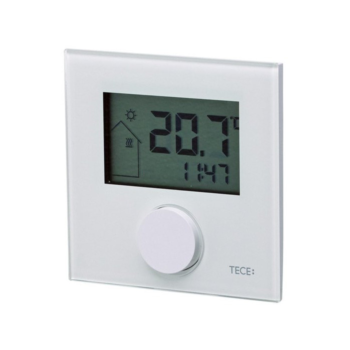 Elektroniskie siltuma termostati ar LC paneli TECE grīdām RT-D Dizains Standarts