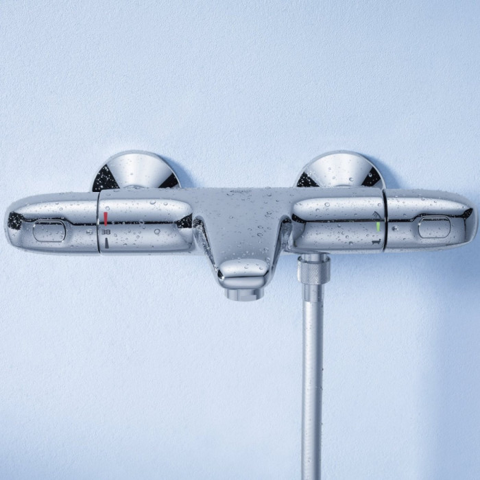 Termostatiskais maisītājs vannai - dušām GROHE Grohtherm 1000 Jauns, 34155003