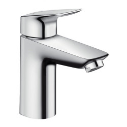Смеситель для раковины с донным клапаном HANSGROHE Logis 100, хром, 71100000
