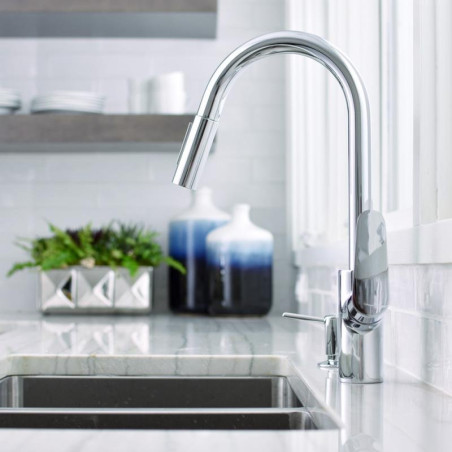 Kitchen (sink) faucet with pull-out spout HANSGROHE Focus, 31815000