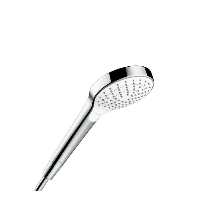 Dušas galva HANSGROHE Croma Select S 3jet, Vario Ecosmart, hroms/balts, 26803400