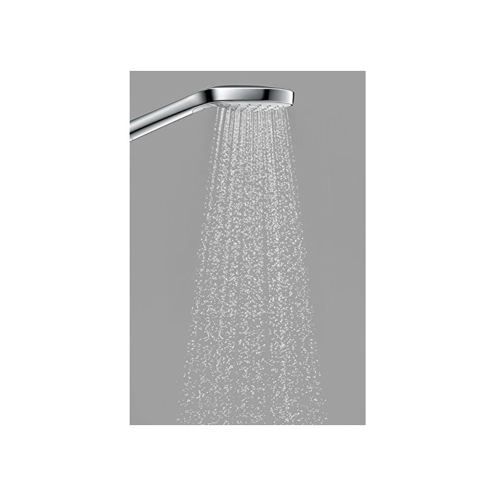 Душевая насадка HANSGROHE Croma Select S 3jet, Vario Ecosmart, хром/белый, 26803400