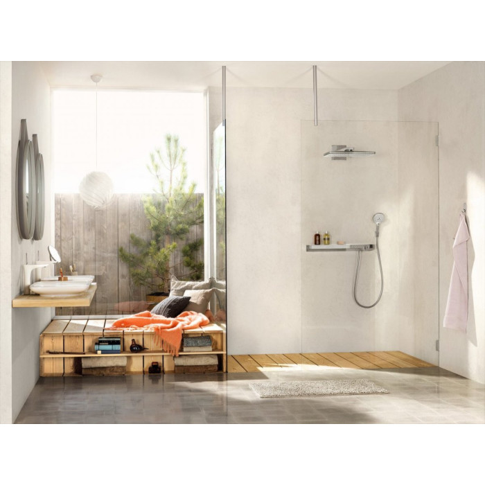 Shower Head HANSGROHE Raindance Select S 120 Ecosmart, chrome/white, 26531400