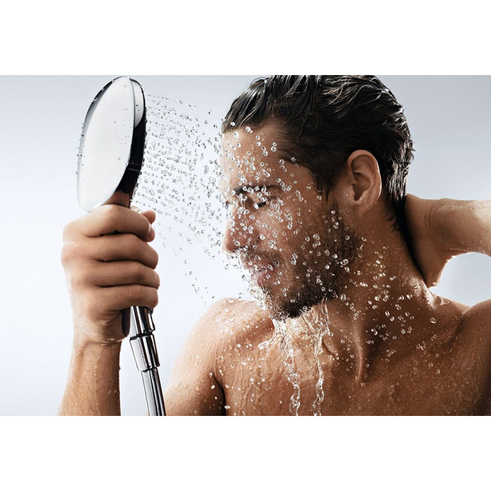 Dušas galva HANSGROHE Raindance Select E 120 3 strūklas Ecosmart, hromēta, 26520000