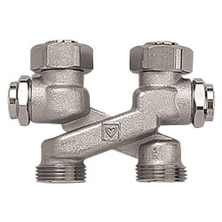 Regulējams krustveida apakšējā pieslēguma mezgls HERZ, starp centriem 50 mm