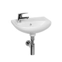 Mazs piekārts izlietne JIKA Lyra Plus, 400 x 310 mm, (jaucējkrāna atvere pa kreisi)