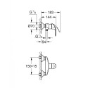 Dušš maisītājs GROHE Eurosmart, 33555002