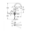 Кухонный смеситель GROHE BauLoop, 31368000