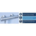 Termostatiskais dušas maisītājs GROHE Grohtherm 800, 34558000