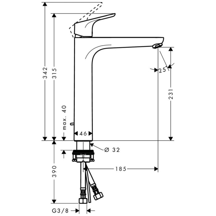 HANSGROHE Focus 230 faucet, 31531000