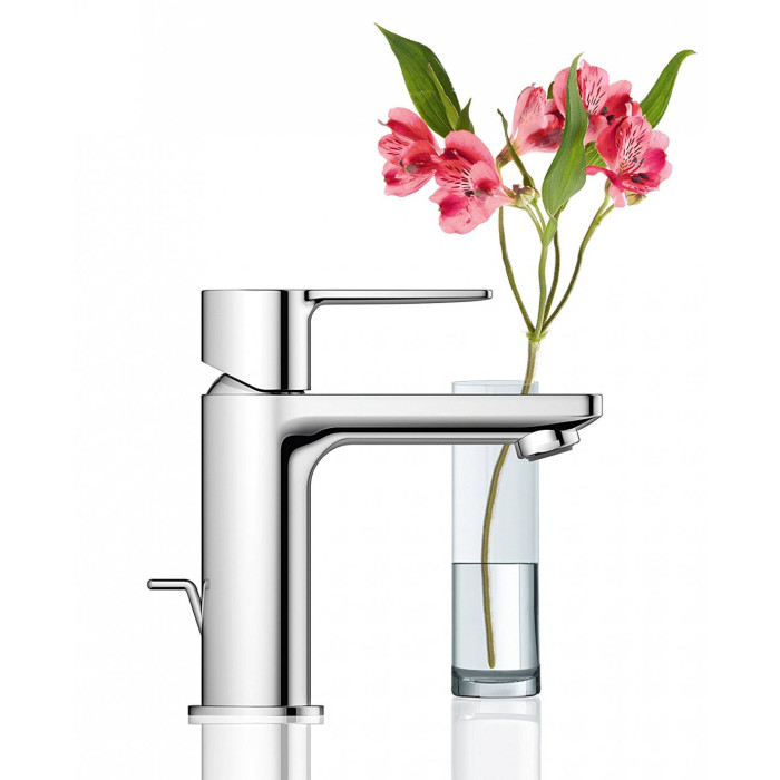 GROHE Lineare basin mixer with pop-up waste, 32109002