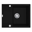 FRANKE Maris MRG 611-62 stone composite (granite) sink, 62x50 cm, onyx (black)