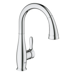 Кухонный смеситель с выдвижным изливом GROHE Parkfield, 30215001