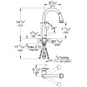 Kitchen (sink) faucet with pull-out spout GROHE Parkfield, 30215001