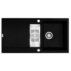 FRANKE Maris MRG 651 stone composite (granite) sink, 97x50 cm, onyx (black)