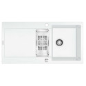 FRANKE Maris MRG 651 stone composite (granite) sink, 97x50 cm, white