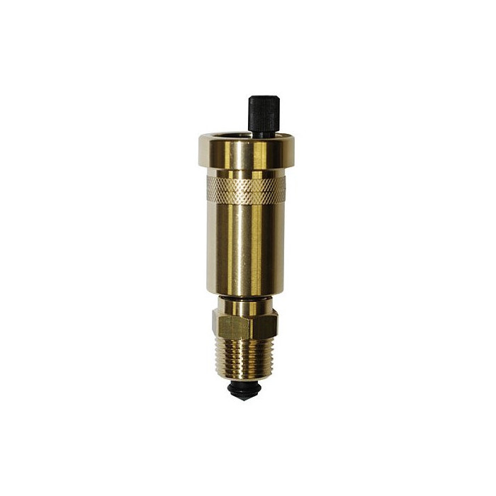 AFRISO 3/8" automatic drain valve with a check valve, courts