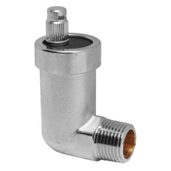 AFRISO 1/2" automatic drain valve, without check valve, angled