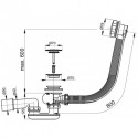 VIEGA Simplex bath siphon, chrome, 285357