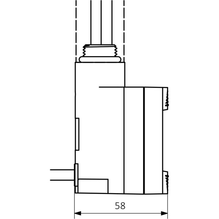 Controller for heating element with hidden wire, without plug TERMA KTX4