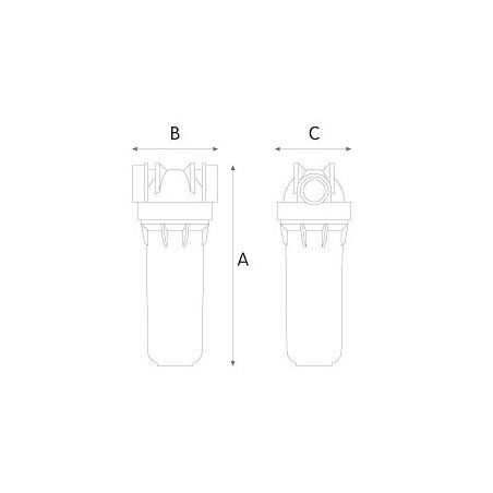 Фильтровые корпуса ATLAS FILTRAI DP 1/2""