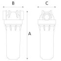 Atlas Filters DP 1/2"" filter housings