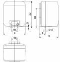 BAXI SR 515 SL electric water heater, 15 l under the sink