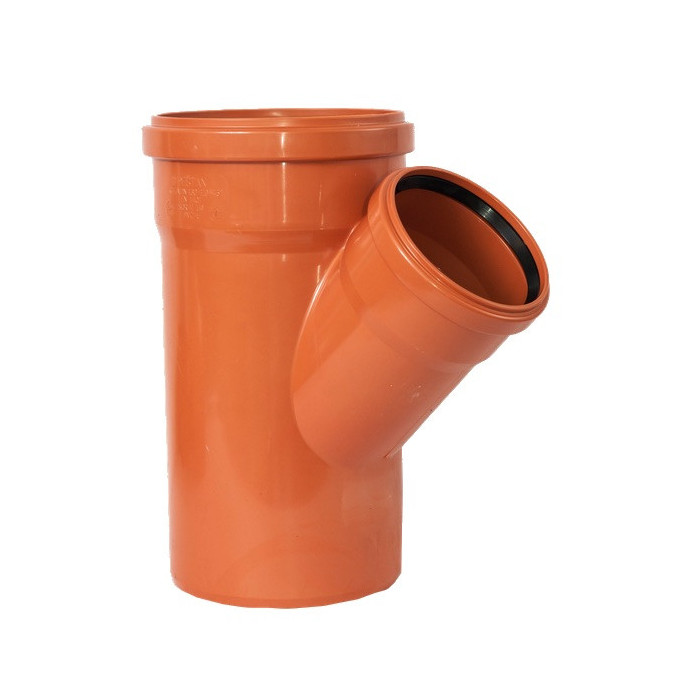 Outdoor drainage tee WAVIN 200 x 110 / 45°